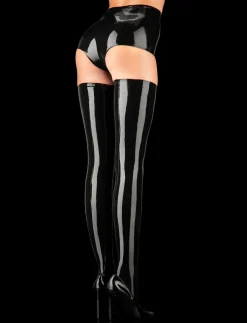 Latex Black Hotpant