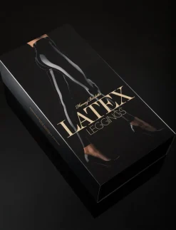 Latex Black Leggings