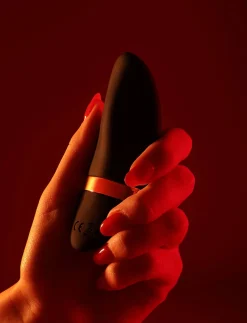 Perla Black Vibrating Thong