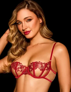 Rosaline Red Bra