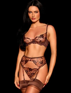 Whitney Chocolate Suspender